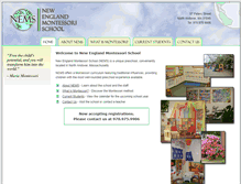 Tablet Screenshot of nemontessori.com